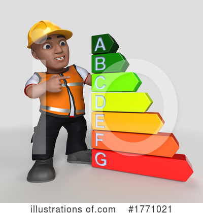 Royalty-Free (RF) Construction Worker Clipart Illustration by KJ Pargeter - Stock Sample #1771021