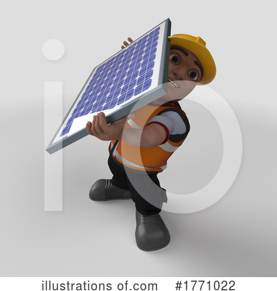 Royalty-Free (RF) Construction Worker Clipart Illustration by KJ Pargeter - Stock Sample #1771022
