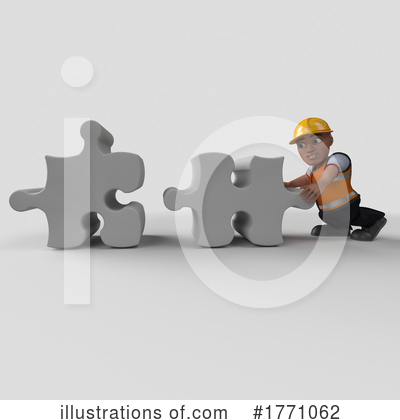 Royalty-Free (RF) Construction Worker Clipart Illustration by KJ Pargeter - Stock Sample #1771062