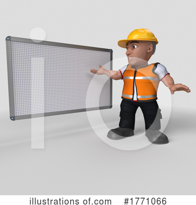 Royalty-Free (RF) Construction Worker Clipart Illustration by KJ Pargeter - Stock Sample #1771066