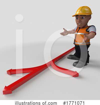 Royalty-Free (RF) Construction Worker Clipart Illustration by KJ Pargeter - Stock Sample #1771071