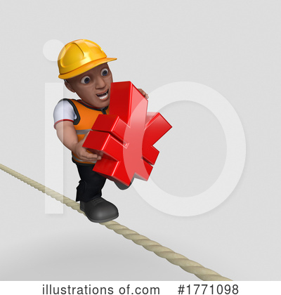 Royalty-Free (RF) Construction Worker Clipart Illustration by KJ Pargeter - Stock Sample #1771098