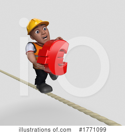 Royalty-Free (RF) Construction Worker Clipart Illustration by KJ Pargeter - Stock Sample #1771099