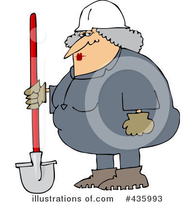 Royalty-Free (RF) Construction Worker Clipart Illustration by djart - Stock Sample #435993