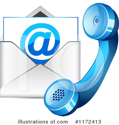 Royalty-Free (RF) Contact Clipart Illustration by vectorace - Stock Sample #1172413