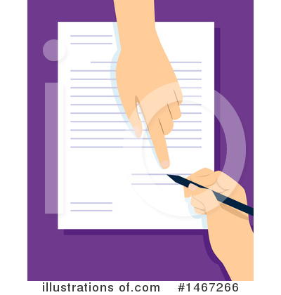 Contract Clipart #1467266 by BNP Design Studio