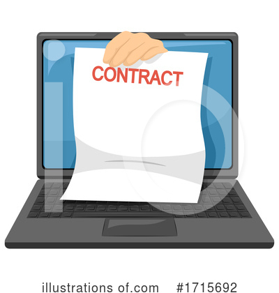 Contract Clipart #1715692 by BNP Design Studio
