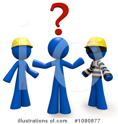 Construction Worker Clipart #1080877 by Leo Blanchette