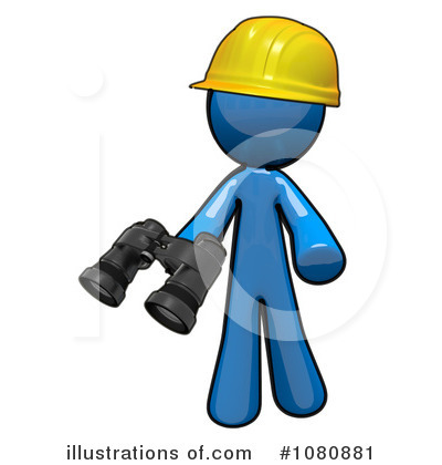 Royalty-Free (RF) Contractor Clipart Illustration by Leo Blanchette - Stock Sample #1080881
