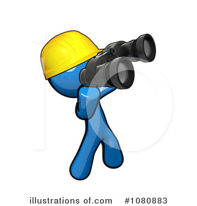 Royalty-Free (RF) Contractor Clipart Illustration by Leo Blanchette - Stock Sample #1080883
