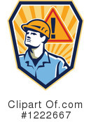 Contractor Clipart #1222667 by patrimonio