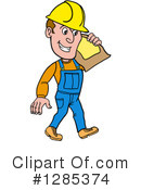 Contractor Clipart #1285374 by LaffToon
