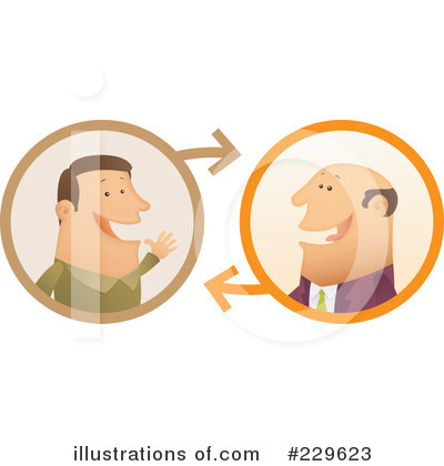 Royalty-Free (RF) Conversation Clipart Illustration by Qiun - Stock Sample #229623