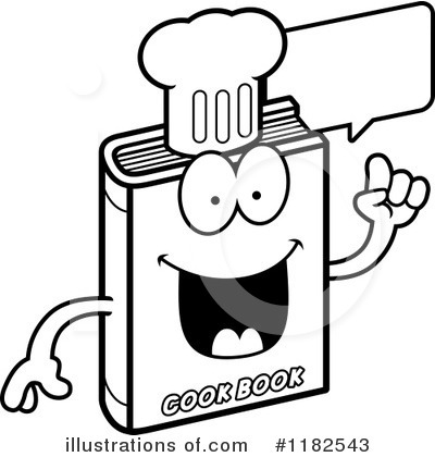Royalty-Free (RF) Cook Book Clipart Illustration by Cory Thoman - Stock Sample #1182543
