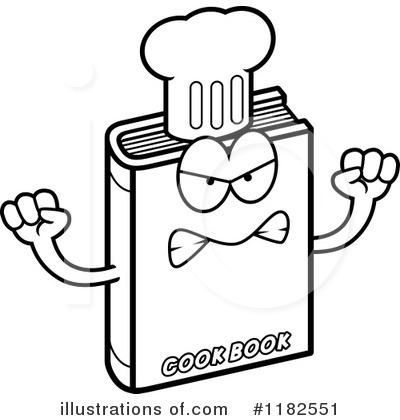 Royalty-Free (RF) Cook Book Clipart Illustration by Cory Thoman - Stock Sample #1182551