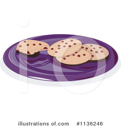 Royalty-Free (RF) Cookie Clipart Illustration by patrimonio - Stock Sample #1136246