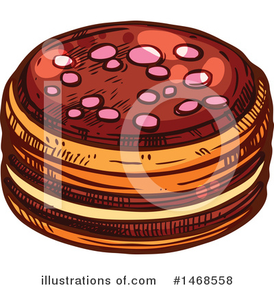 Royalty-Free (RF) Cookie Clipart Illustration by Vector Tradition SM - Stock Sample #1468558