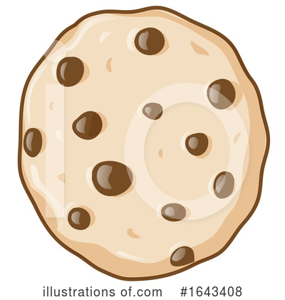 Royalty-Free (RF) Cookie Clipart Illustration by Domenico Condello - Stock Sample #1643408