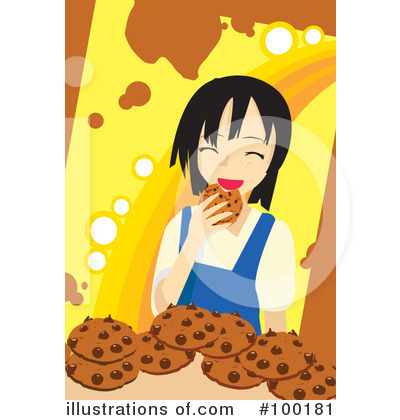 Royalty-Free (RF) Cookies Clipart Illustration by mayawizard101 - Stock Sample #100181