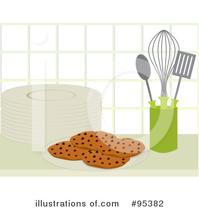Royalty-Free (RF) Cookies Clipart Illustration by Randomway - Stock Sample #95382