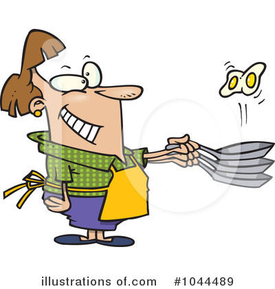 Royalty-Free (RF) Cooking Clipart Illustration by toonaday - Stock Sample #1044489
