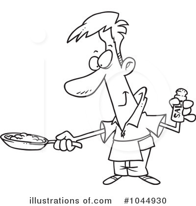 Royalty-Free (RF) Cooking Clipart Illustration by toonaday - Stock Sample #1044930