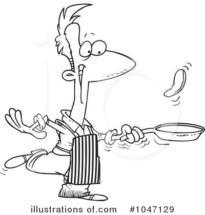 Royalty-Free (RF) Cooking Clipart Illustration by toonaday - Stock Sample #1047129
