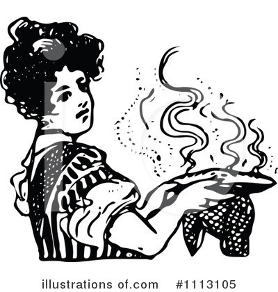 Woman Clipart #1113105 by Prawny Vintage