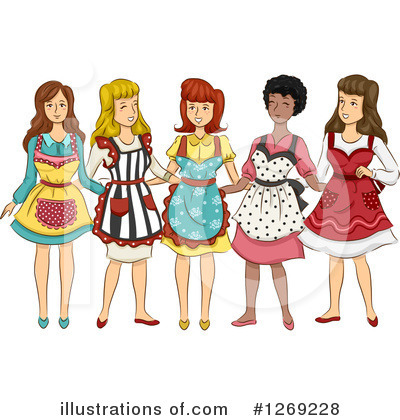 Housewife Clipart #1269228 by BNP Design Studio