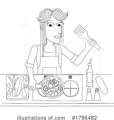 Royalty-Free (RF) Cooking Clipart Illustration by AtStockIllustration - Stock Sample #1786482