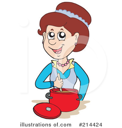 Royalty-Free (RF) Cooking Clipart Illustration by visekart - Stock Sample #214424