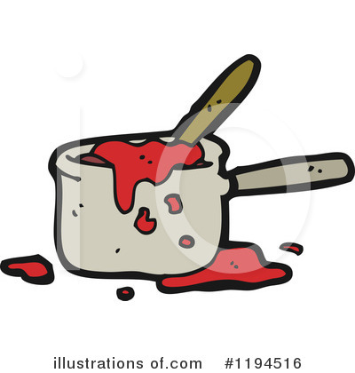 Royalty-Free (RF) Cooking Pot Clipart Illustration by lineartestpilot - Stock Sample #1194516