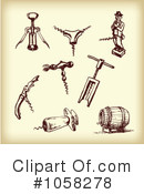 Corkscrew Clipart #1058278 by Eugene
