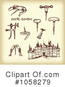 Corkscrew Clipart #1058279 by Eugene