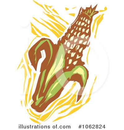 Royalty-Free (RF) Corn Clipart Illustration by xunantunich - Stock Sample #1062824