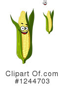 Corn Clipart #1244703 by Vector Tradition SM