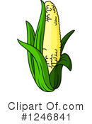 Corn Clipart #1246841 by Vector Tradition SM