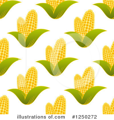 Royalty-Free (RF) Corn Clipart Illustration by Vector Tradition SM - Stock Sample #1250272