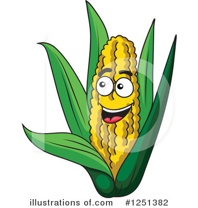 Royalty-Free (RF) Corn Clipart Illustration by Vector Tradition SM - Stock Sample #1251382