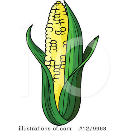 Royalty-Free (RF) Corn Clipart Illustration by Vector Tradition SM - Stock Sample #1279968