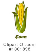 Corn Clipart #1301896 by Vector Tradition SM