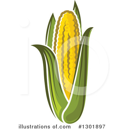 Royalty-Free (RF) Corn Clipart Illustration by Vector Tradition SM - Stock Sample #1301897