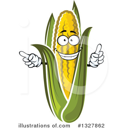 Royalty-Free (RF) Corn Clipart Illustration by Vector Tradition SM - Stock Sample #1327862