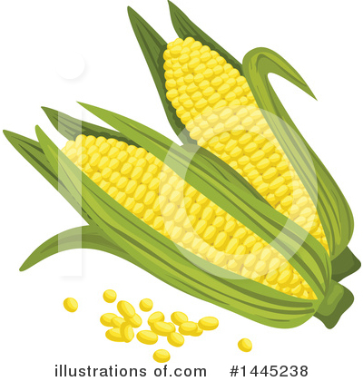 Royalty-Free (RF) Corn Clipart Illustration by Vector Tradition SM - Stock Sample #1445238