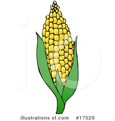 Royalty-Free (RF) Corn Clipart Illustration by djart - Stock Sample #17529