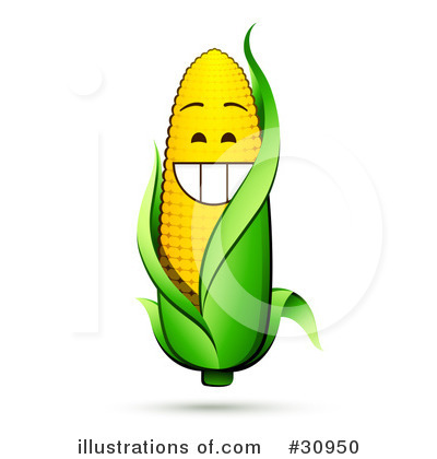 Royalty-Free (RF) Corn Clipart Illustration by beboy - Stock Sample #30950