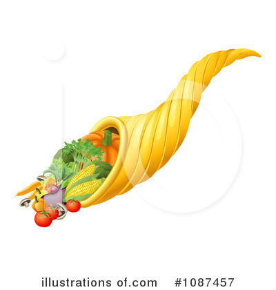 Thanksgiving Clipart #1087457 by AtStockIllustration