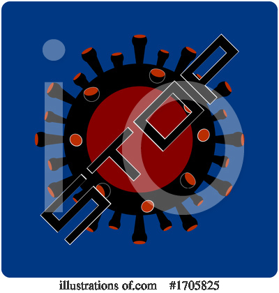 Royalty-Free (RF) Coronavirus Clipart Illustration by elaineitalia - Stock Sample #1705825