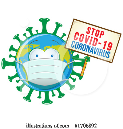 Royalty-Free (RF) Coronavirus Clipart Illustration by Domenico Condello - Stock Sample #1706892