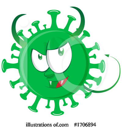 Royalty-Free (RF) Coronavirus Clipart Illustration by Domenico Condello - Stock Sample #1706894